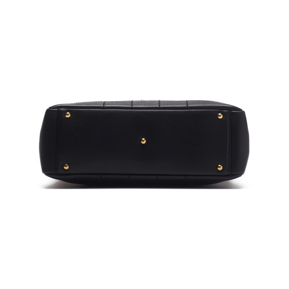 Chanel Chocolate Bar Double Chain Lambskin Black - Picture 5 of 8